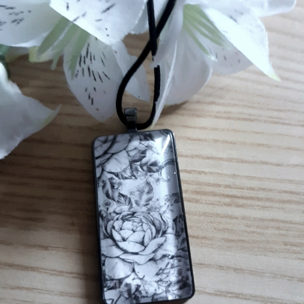 Rose Sketch Pendant
